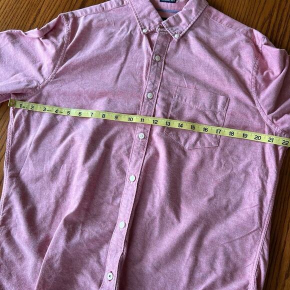 AMERICAN EAGLE, seriously soft, long sleeve, red, button down men’s size M shirt - Picture 10 of 11